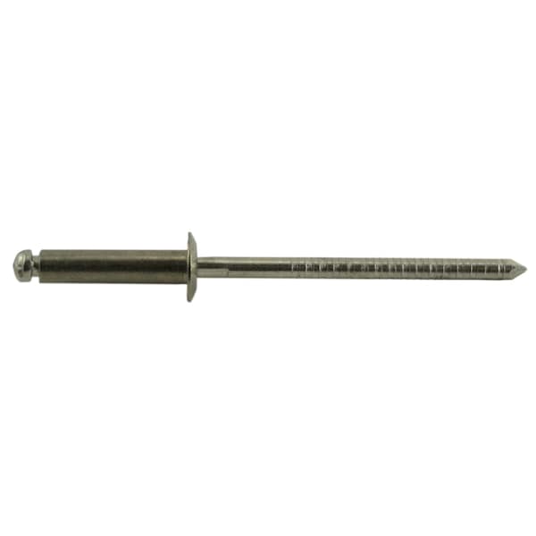 Midwest Fastener Blind Rivet, Dome Head, 1/8 in Dia., 3/8 in L, 18-8 Stainless Steel Body, 50 PK 53957 - main